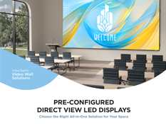 Pre-Configured Direct View LED Displays