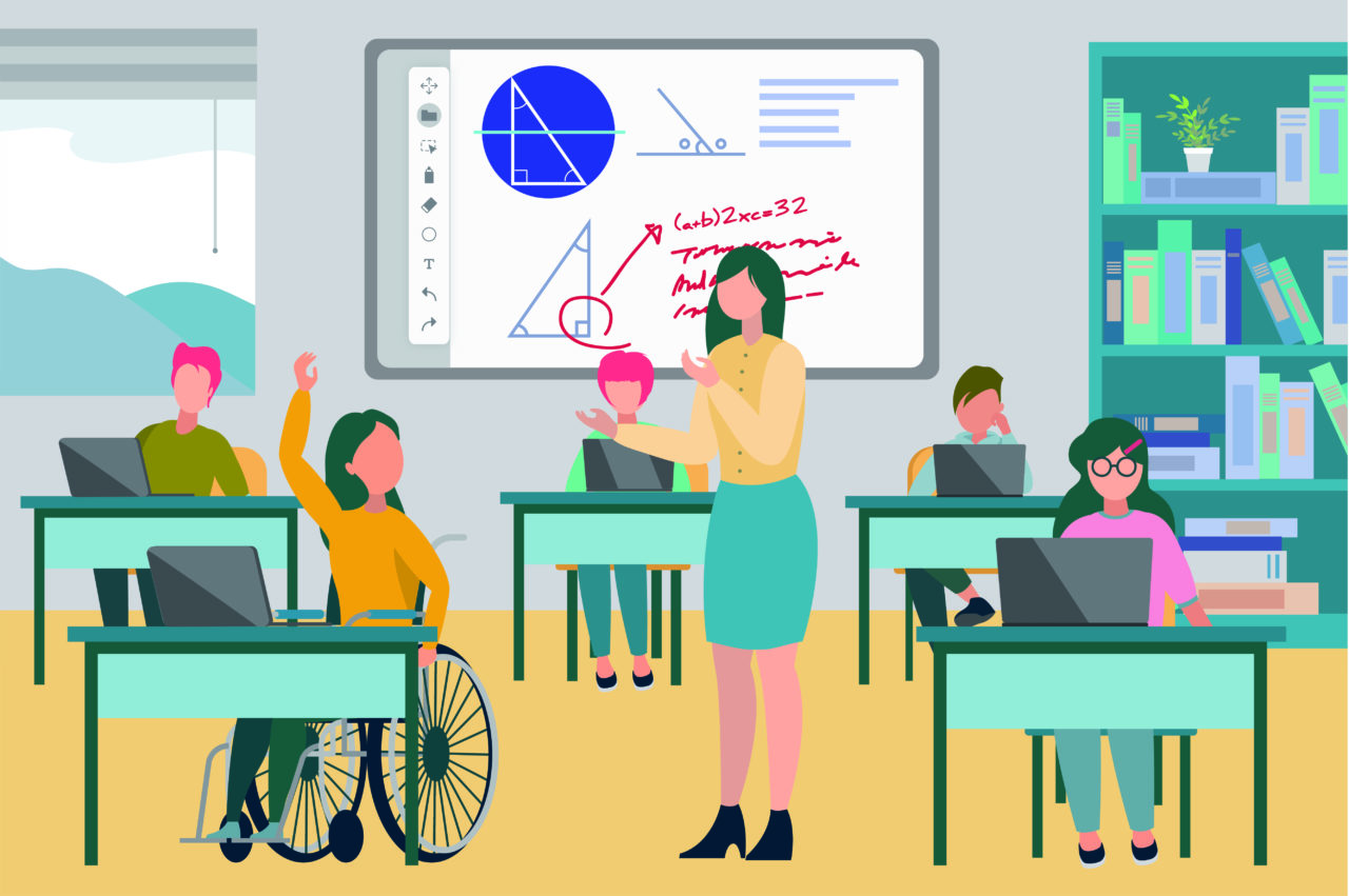 assistive technology in the classroom clipart images