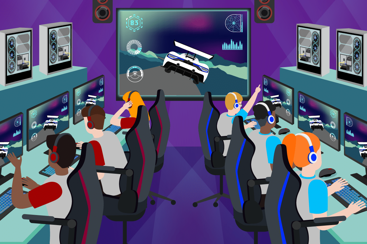 esports club setup