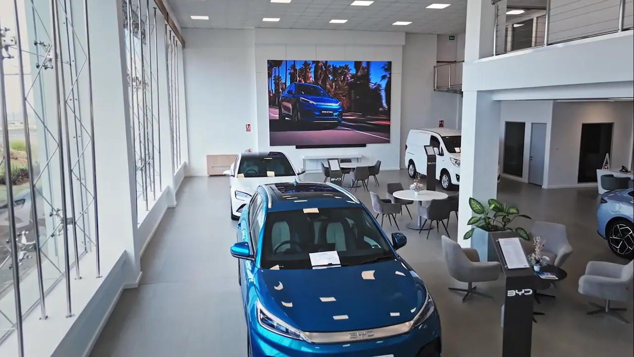 BYD Car Showroom Shines with ViewSonic Customisable All-in-One LED Display Solution