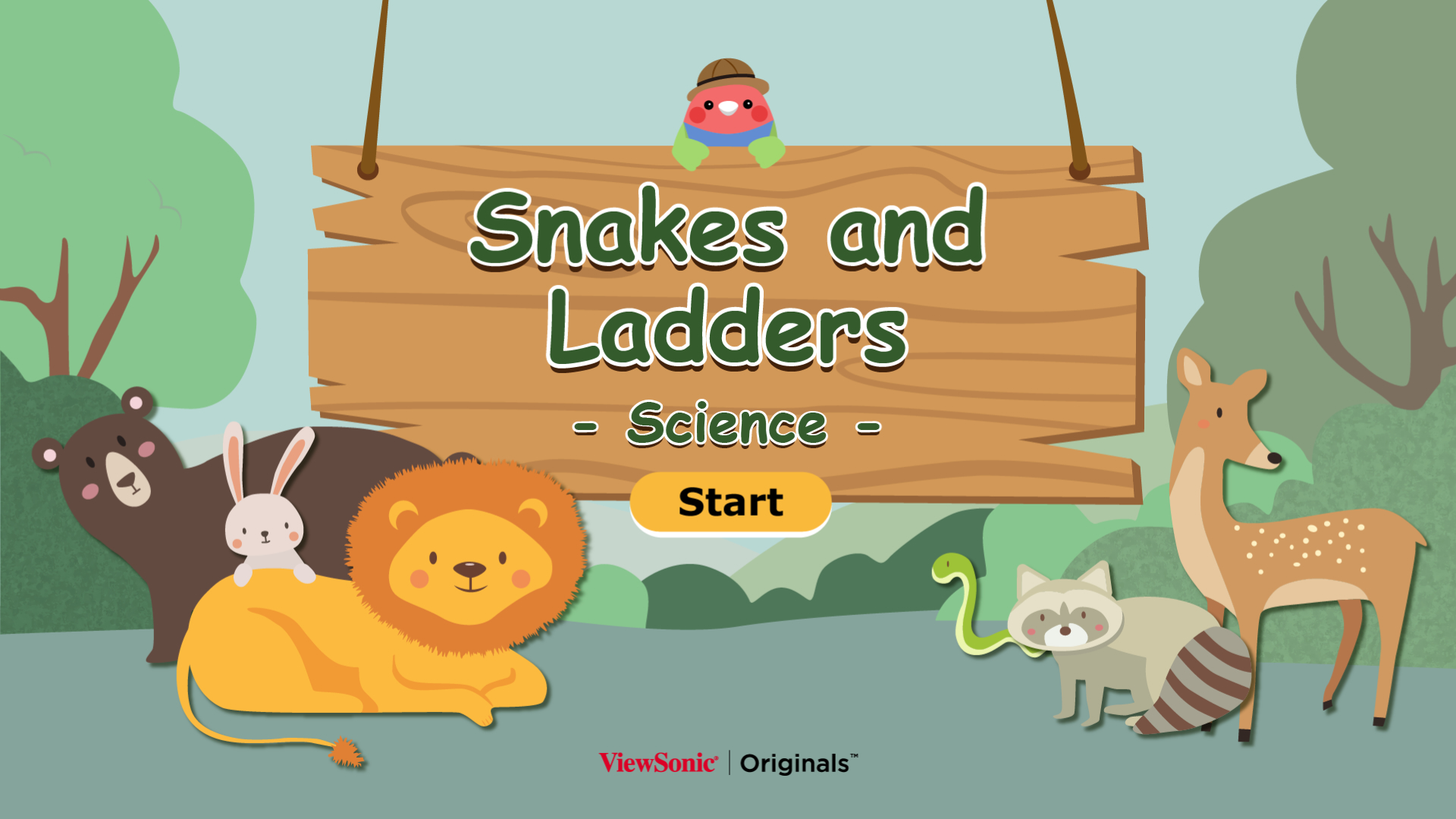 Snakes and Ladders - Science game on ViewSonic Originals.