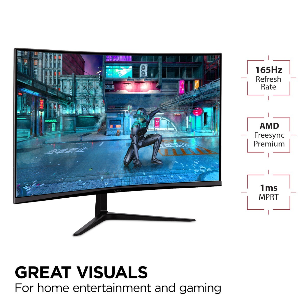 VX3218C-2K 32" Curved 1440p 1ms 180Hz Gaming Monitor with FreeSync Premium