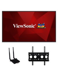 CDE4330-E1 - 43" Display, 3840 x 2160 Resolution, 450 cd/m2 high brightness, 24/7, HDMI, USB-C, built-in content sharing, remote management, AV control system interoperability, tiling matrix, landscape/portrait mode, Wi-Fi adapter and wall mount bundle