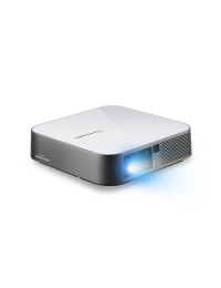 M2e - 1080p Projector with 1000 LED Lumens, Bluetooth Speakers, USB C and Wi-Fi