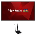 The ViewSonic CDE5530-W1 comes with the CDE5530, and a wifi/bluetooth adapter