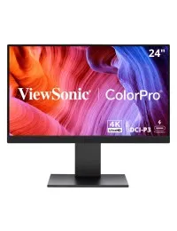 ViewSonic 24" ColorPro™ 4K UHD Mac-Compatible Monitor with 100W Thunderbolt 4, USB C, and DCI-P3 Color Gamut | VP2488-4K