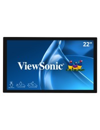 ViewSonic 22" 1080p 10-Point Touch Monitor with 24/7 Operation, VGA, HDMI, DisplayPort | TD2201-XF