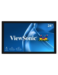 ViewSonic 24" 1080p 10-Point Touch Monitor with 24/7 Operation, VGA, HDMI, DisplayPort | TD2401-XF