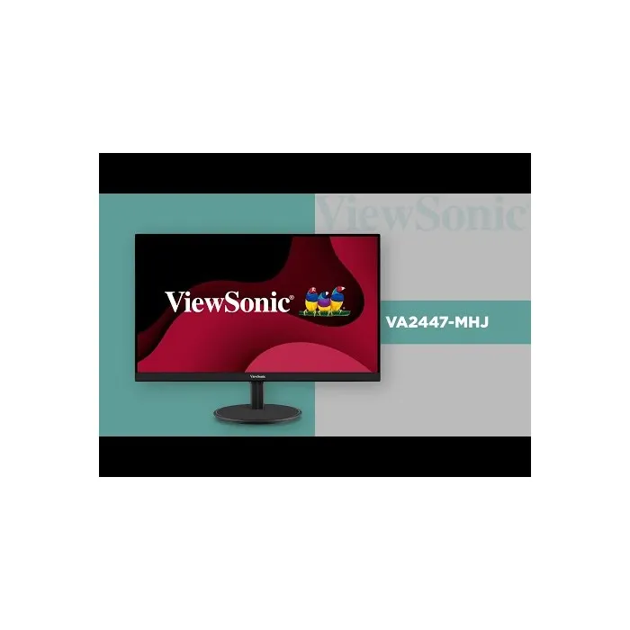 ViewSonic VA2447-MHJ, 24 1080p MVA Full Ergonomic Monitor