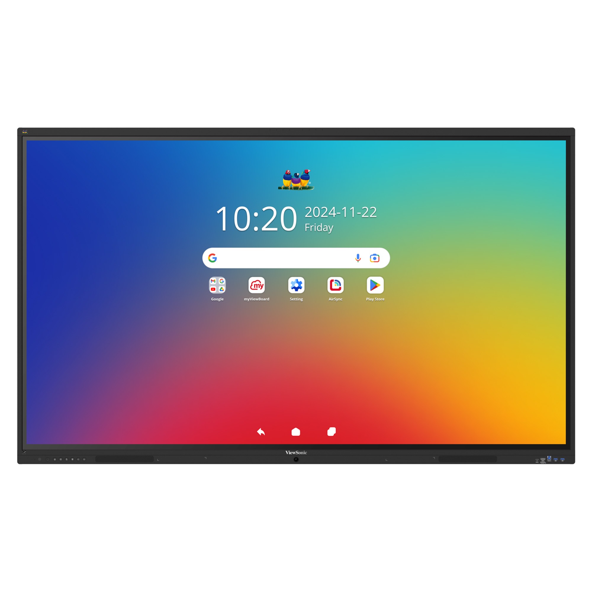 75" 4K 16:9 Android EDLA ViewBoard interactive display with integrated microphone and USB-C | IFP7541