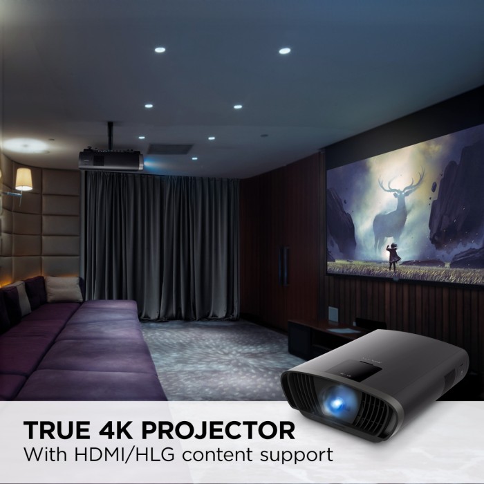 ViewSonic X100-4K, 4K UHD Home Theater LED Projector