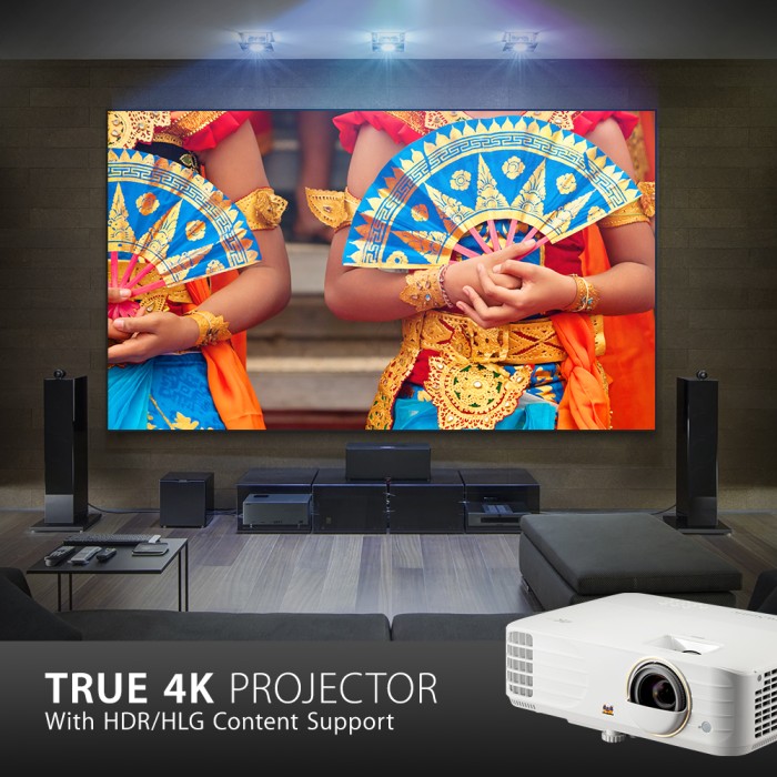 ViewSonic PX748-4K, 4,000 ANSI Lumens 4K Home Projector