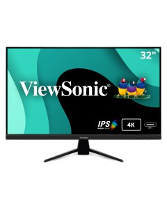 ViewSonic 32" 4K UHD Thin-Bezel IPS Monitor with 65W USB-C, HDMI, DP and HDR10 | VX3267U-4K
