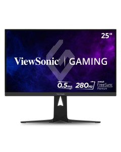 ViewSonic 25" 1080p 0.5ms 280Hz Gaming Monitor with Advanced Ergonomics, FreeSync Premium, G-Sync Compatible, and USB-C | XG2536