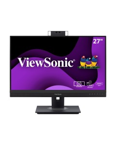 ViewSonic 27" 1440p Video Conferencing Monitor with Windows Hello Compatible IR Webcam, 90W USB-C, RJ45 | VG2757V-2K