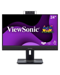 ViewSonic 24" 1080p Video Conferencing Monitor with Windows Hello Compatible IR Webcam, 90W USB-C, RJ45 | VG2457V