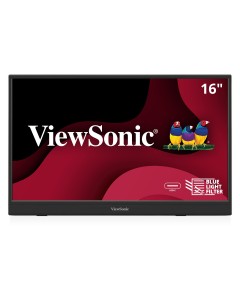ViewSonic 15.6" Monitor portátil 1080p IPS con USB-C y mini HDMI | VA1653