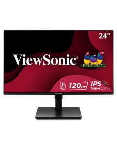 Monitor ViewSonic 24" 1080p ergonómico 120Hz con frecuencia de actualización variable, HDMI y VGA | VA2448-MHJ