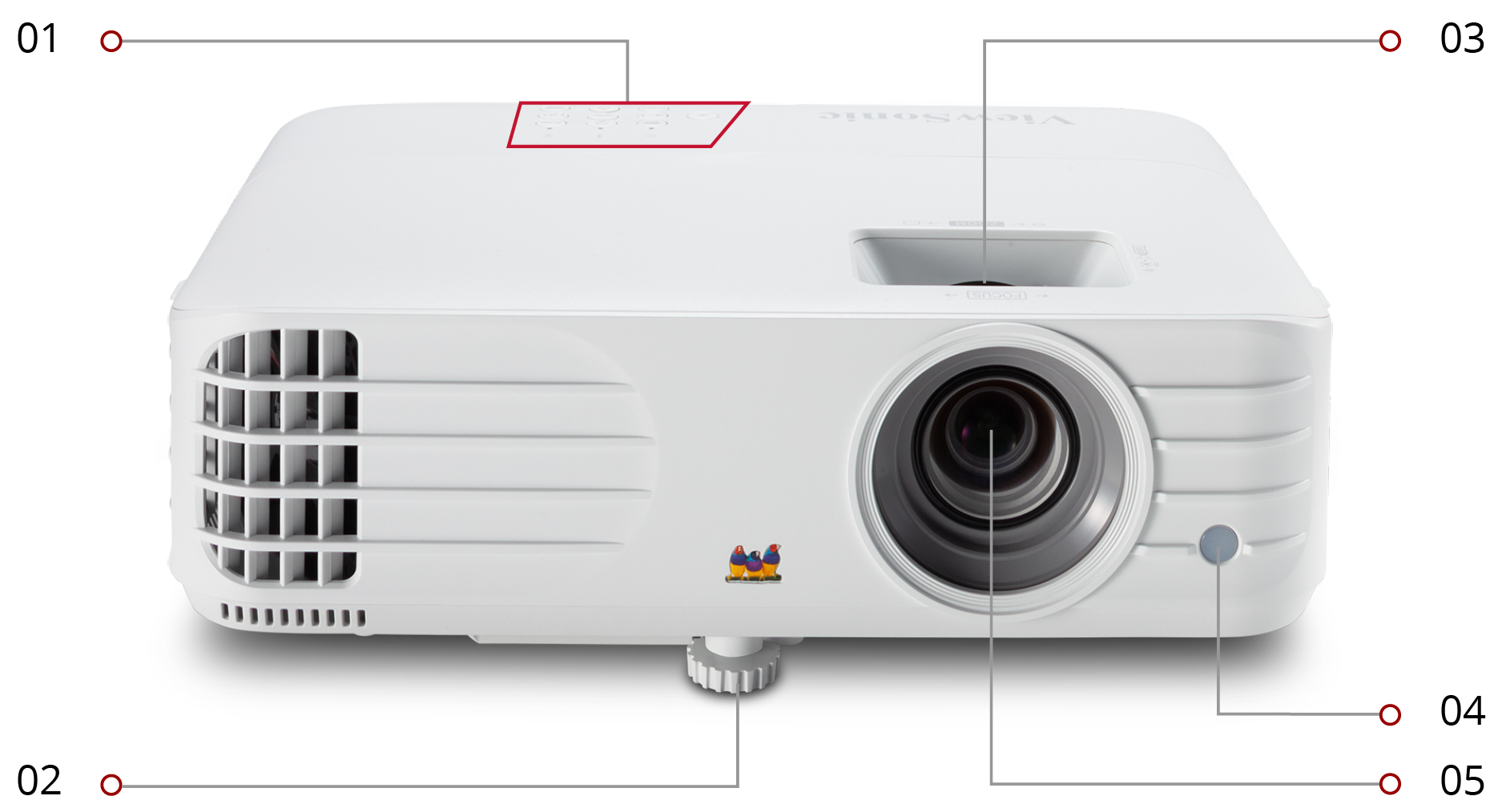 Parte delantera de PX701HD