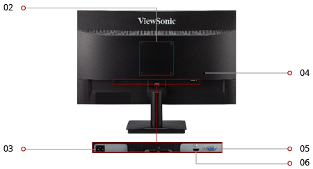 Parte posterior de VA2405-h