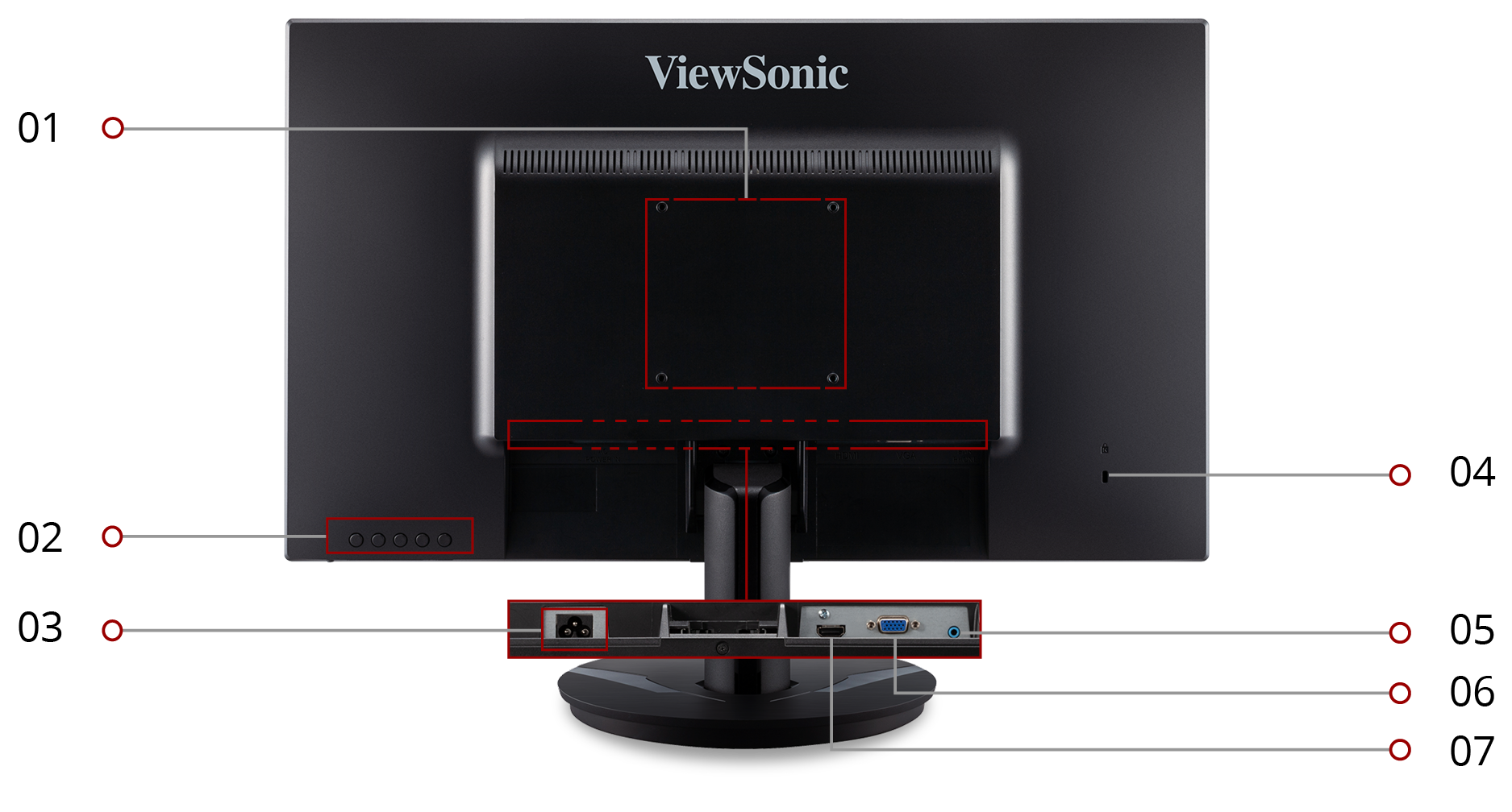 Parte posterior de VA2418-sh