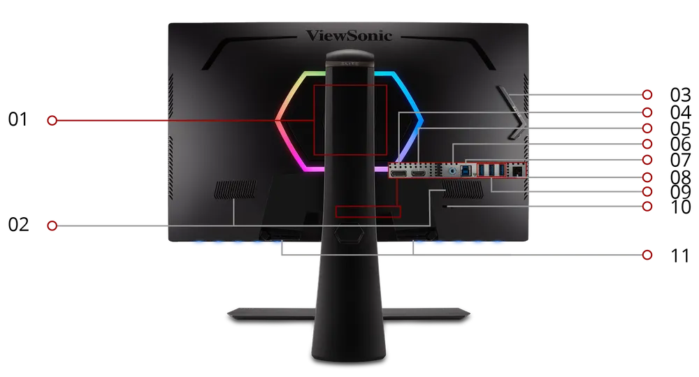 XG320Q Back