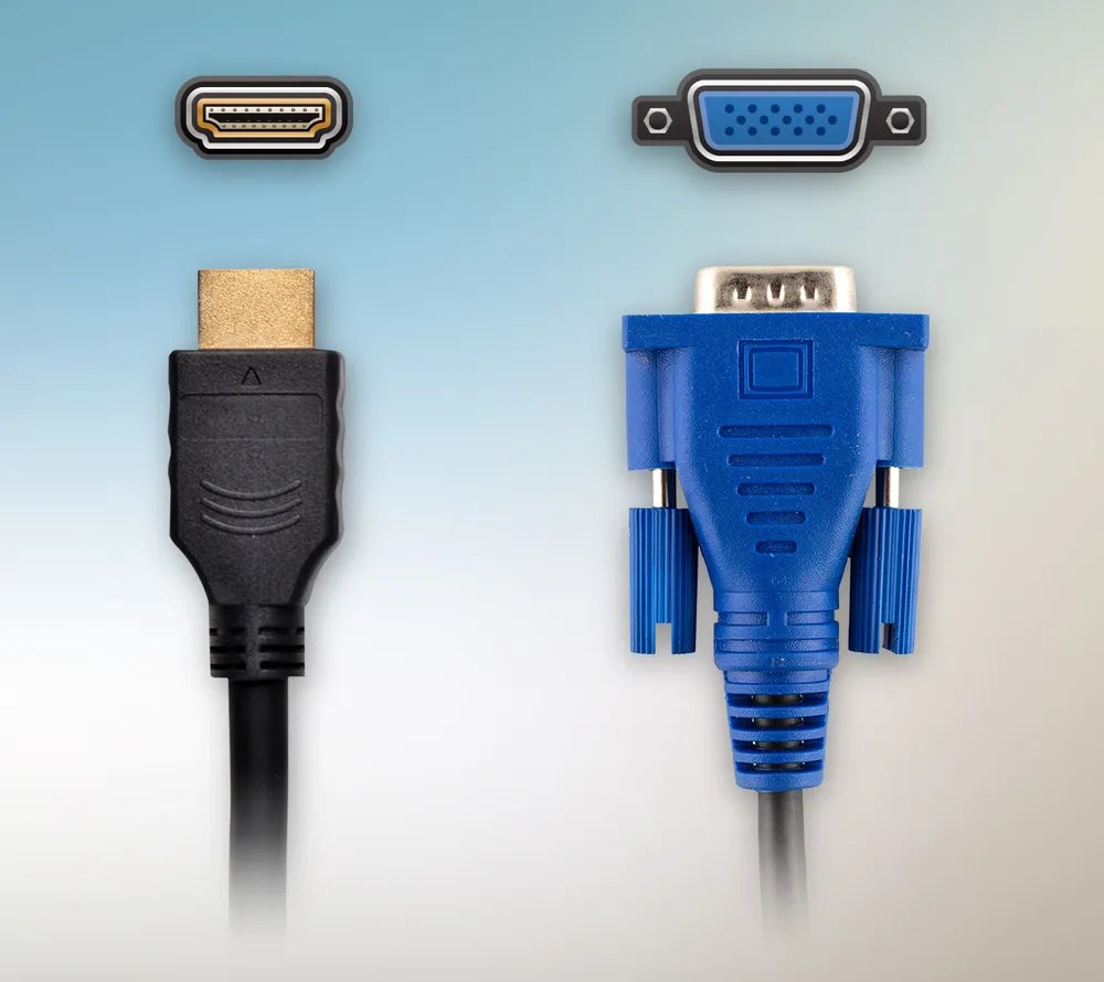 Versatile Connectivity, HDMI & VGA Connectivity