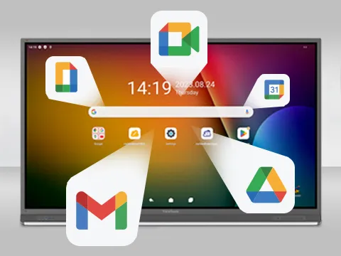 various icons fly off a viewboard