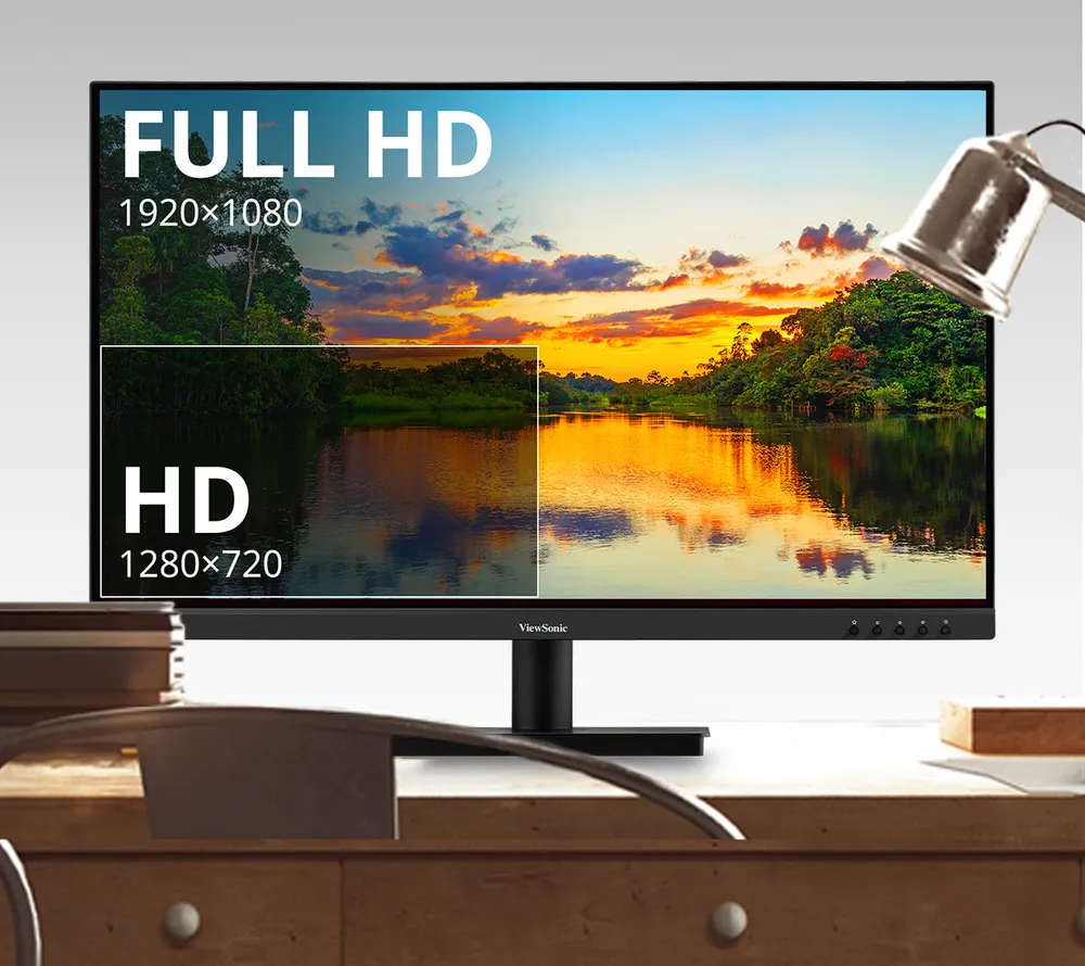 comparison between different display resolutions