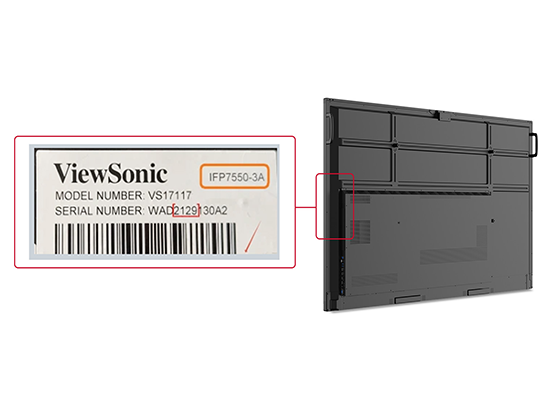 a close-up of a barcode on the back of a viewboard