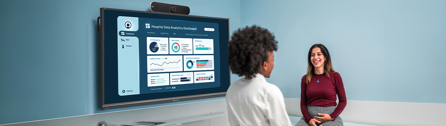 a doctor video calls a patient