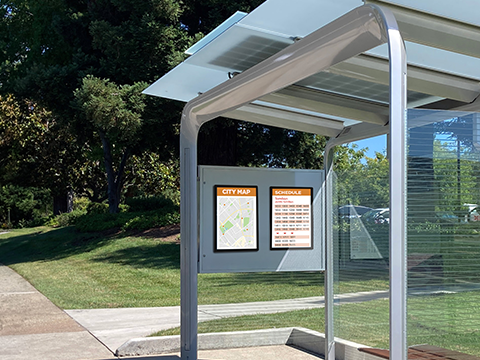 A demonstration shown wirelessly connecting to a display