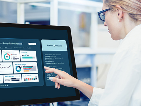 Multi-presenter and split screen presentations are shown