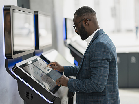 A device scans a QR code to join the connection