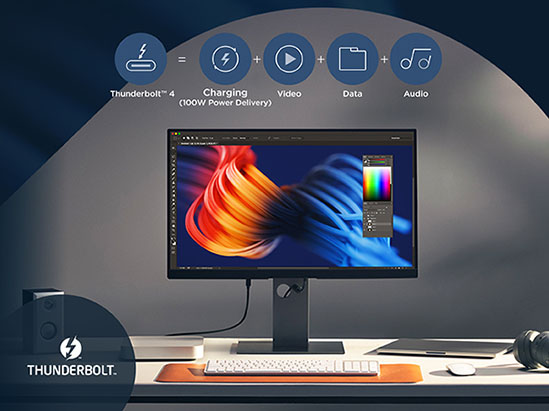 a large display in a building lobby