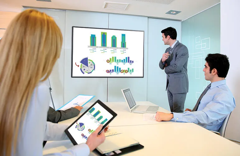 content sharing on a viewboard in an conference room