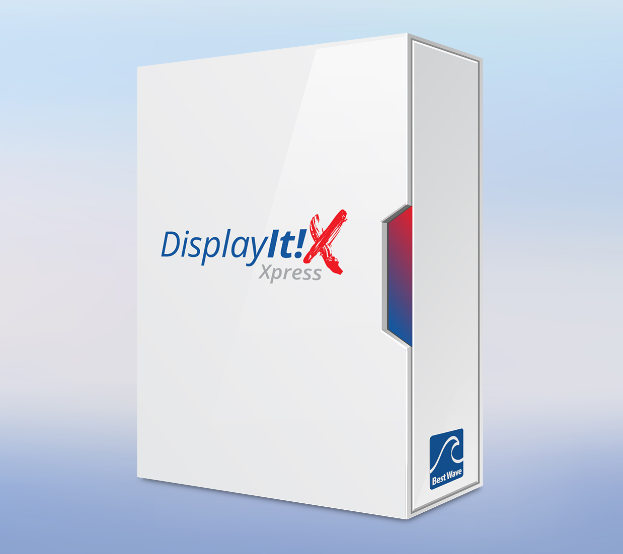 Pre-Installed DisplayIt!Xpress Digital Signage Software, Simple Content Creation