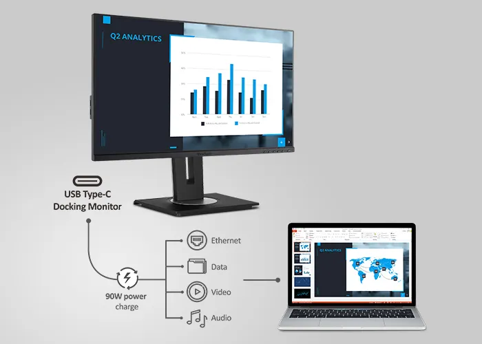 Reduce Clutter with Single-Cable Solution, Single-Cable Connectivity