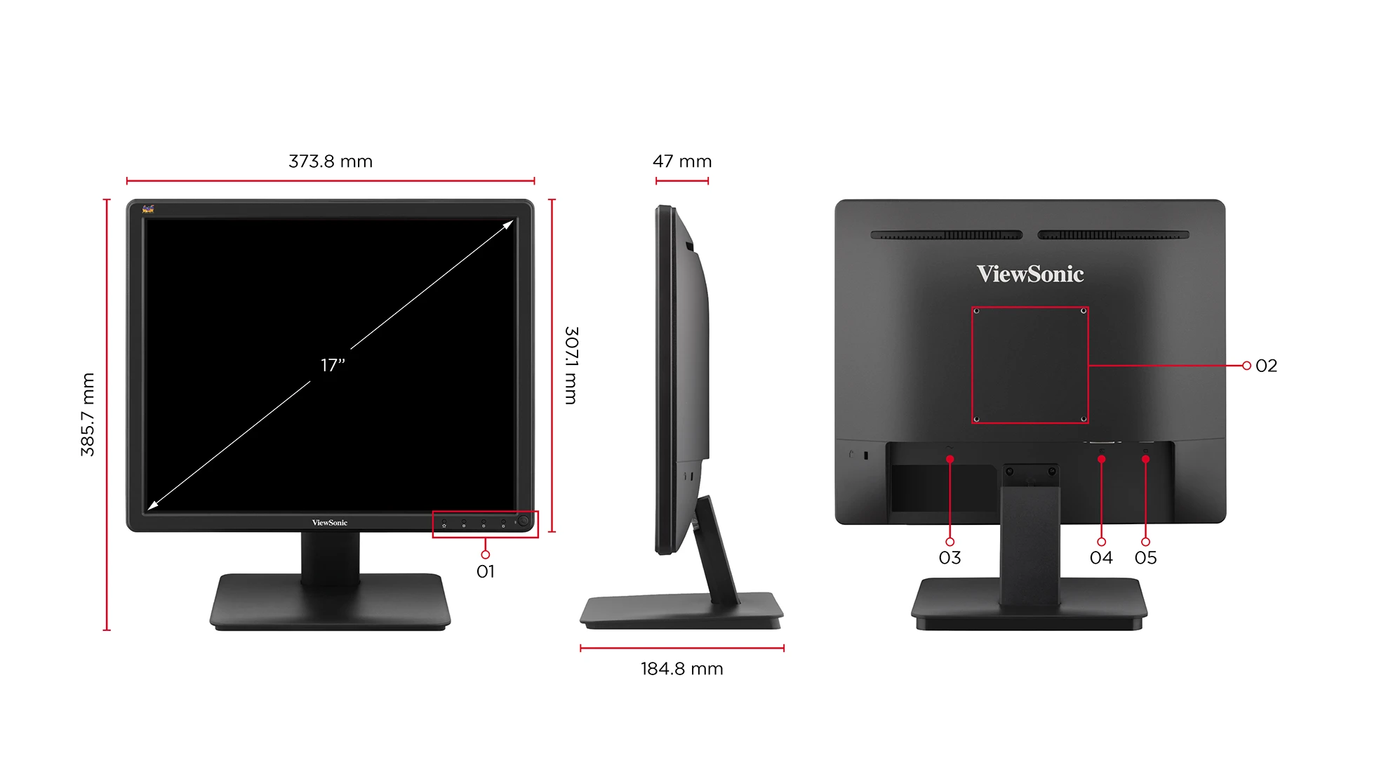 ViewSonic VA709 17” Home and Office Monitor - ViewSonic Asia Pacific