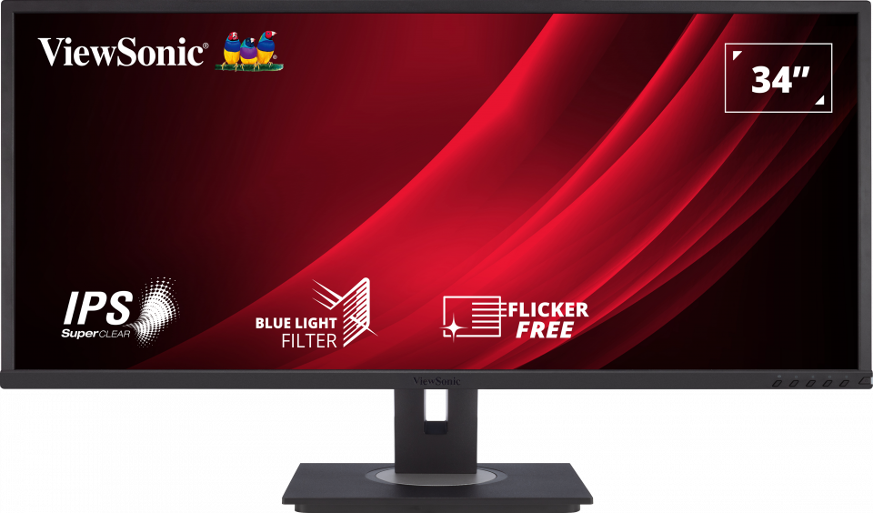 ViewSonic VG3448 34” Ultrawide 21:9 Advanced Ergonomics Business
