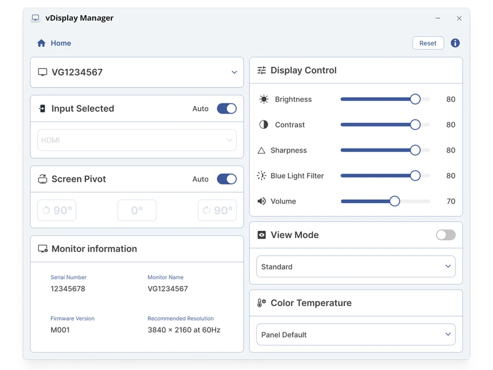 Centralized OSD Settings for Easy Access