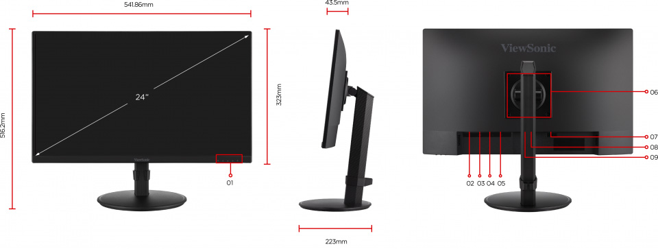 Dimension & I/O Ports 1