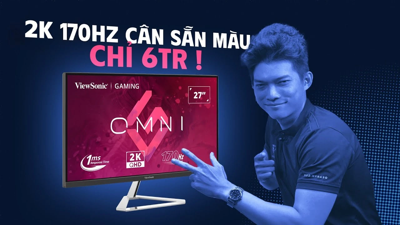 Màn 2K 170Hz siêu rẻ - Cân sẵn màu cho anh em có nhu cầu đồ hoạ nặng đô! VX2780 2k 170Hz review