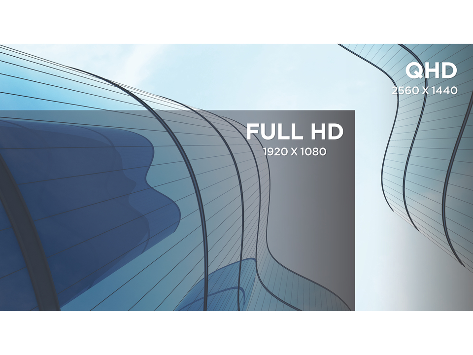 Gestochen scharfe Details mit QHD 2560 x 1440 Auflösung 1