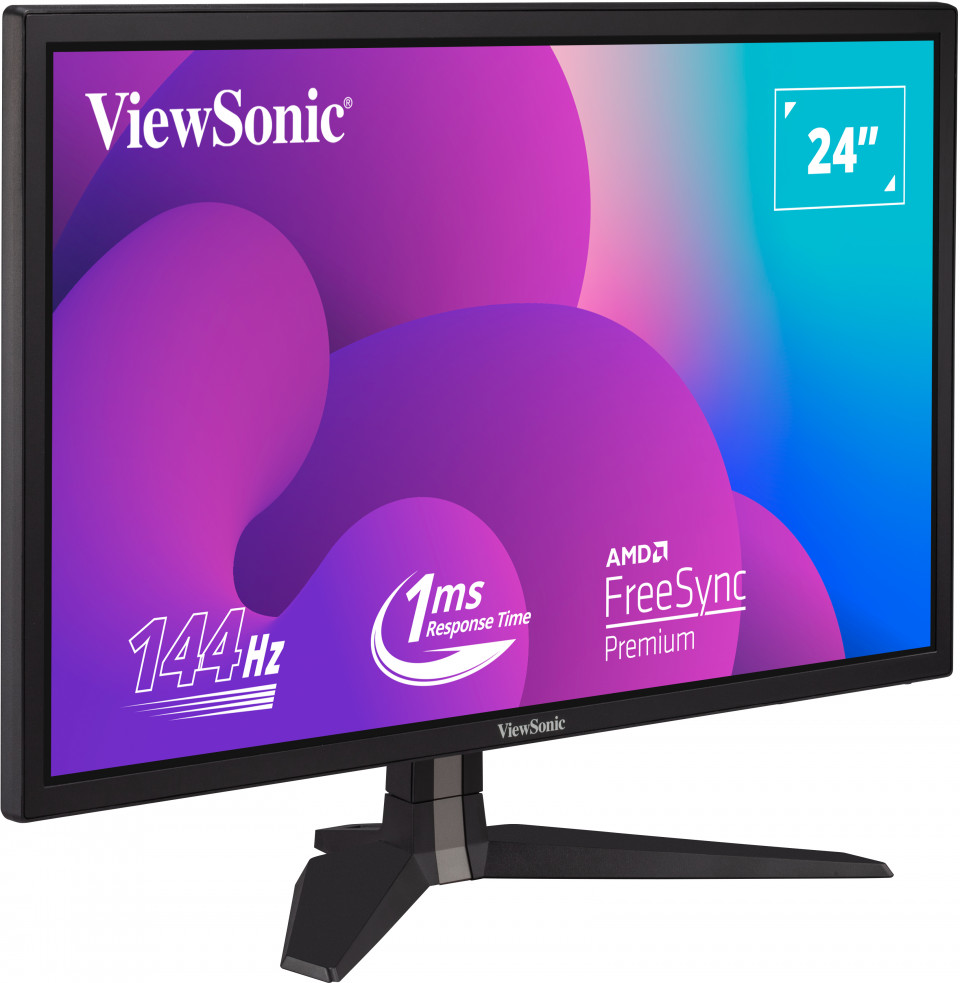 ViewSonic VX2458-P-MHD/ドスパラゲーミングモニター/極美品 ViewSonic VX2458-P-MHD 24” 144Hz 1ms Entertainment Monitor