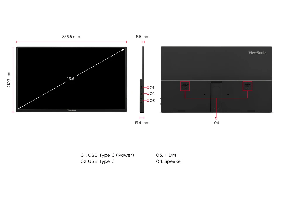 Dimension & I/O Ports 1