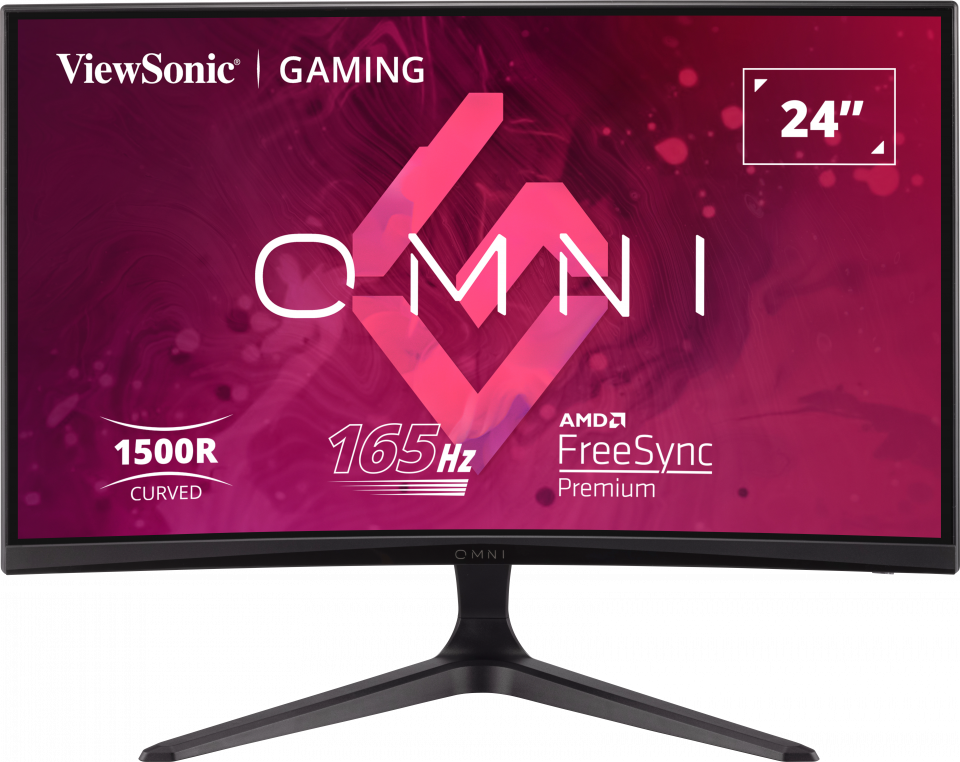 【ちーず】ゲーミングモニター 165Hz 1ms 24.5 FHD VA ViewSonic VX2418C 24