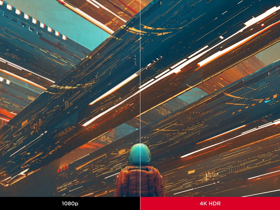 Expérience visuelle ultime grâce à la 4K HDR 1