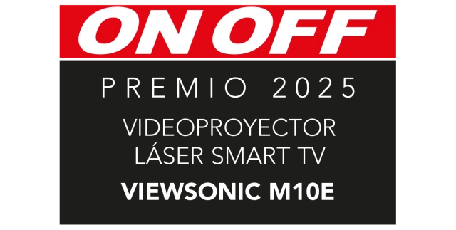 ViewSonic M10E has been recognized by ON OFF magazine as the Best Laser Smart TV Projector of the Year 2025