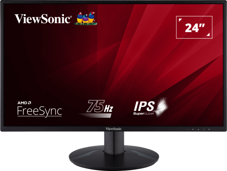 ViewSonic Moniteurs LED Écran IPS 24" VA2418-sh